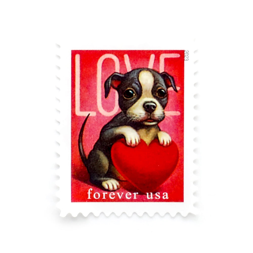 2023 First-Class Forever Stamps - Love: Kitten &amp; Puppy