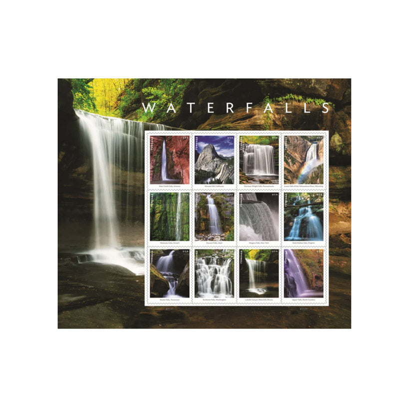 2023 Waterfalls Forever First Class Postage Stamps