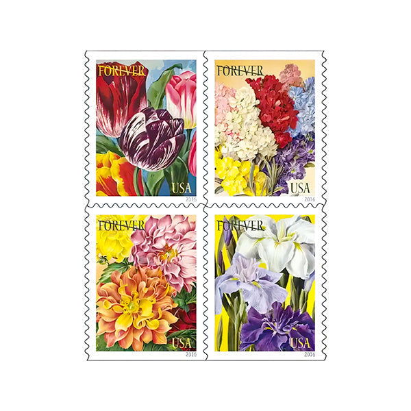 2016 US Botanical Art Forever First Class Postage Stamps